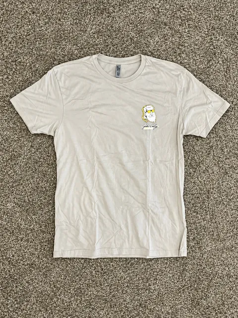 Next Level Apparel John Daly Nashville T-Shirt Gray Graphic Tee, Size L