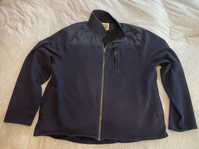 Converse One Star Full Zip Jacket Size XL Blue Cotton Fleece
Sporty