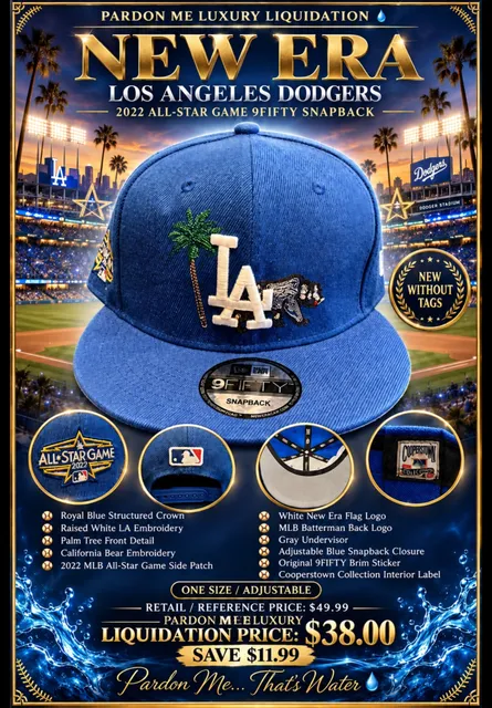 New Era Los Angeles Dodgers 2022 All-Star Game Palm Tree Bear 9FIFTY Snapback