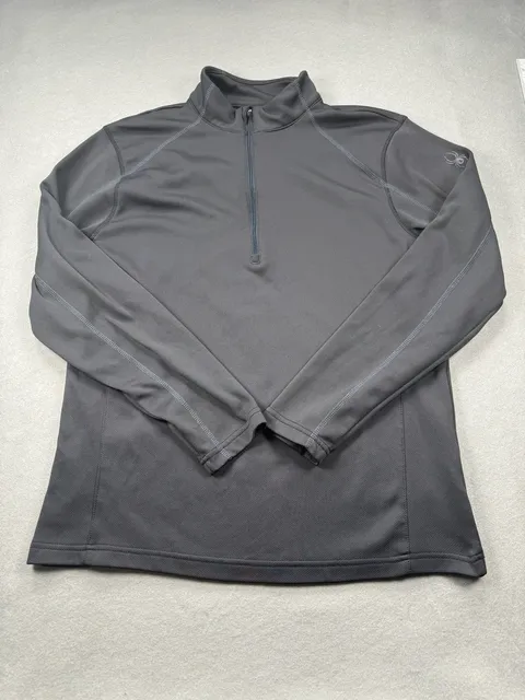 Spyder 1/4 Zip Pullover Gray