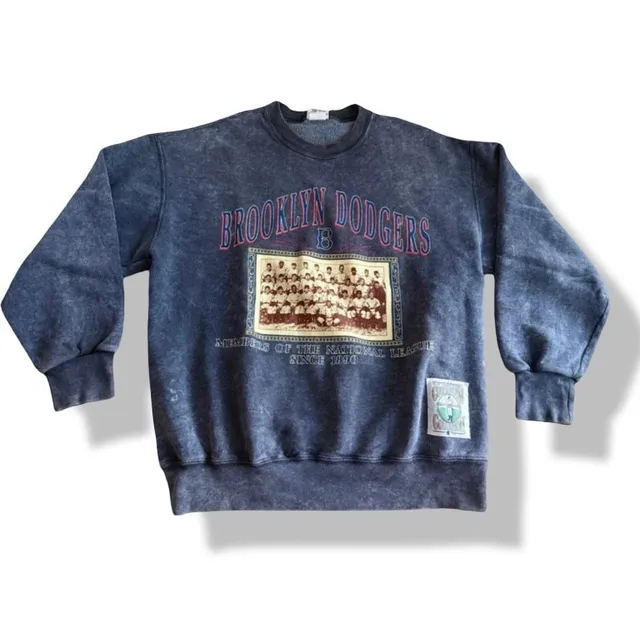 🔥 VINTAGE NUTMEG MILLS BROOKLYN DODGERS CREWNECK 🔥