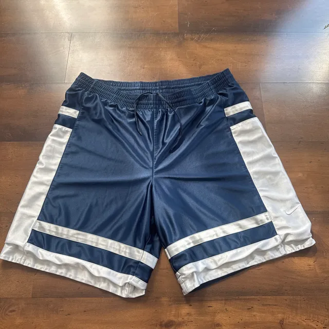 Nike Vintage Basketball Dazzle Shorts Blue White