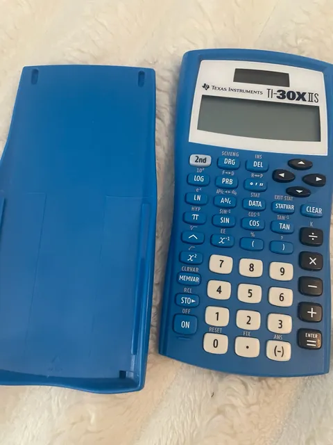 Texas Instruments TI-30XIIS Scientific Calculator Blue
