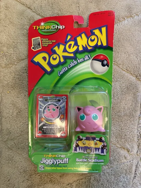 Hasbro Pokemon Think Chip Jigglypuff Figure with Strategy Card New