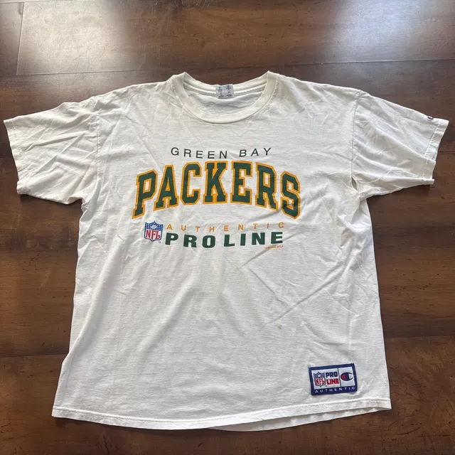 Champion Green Bay Packers NFL Pro Line T-Shirt White