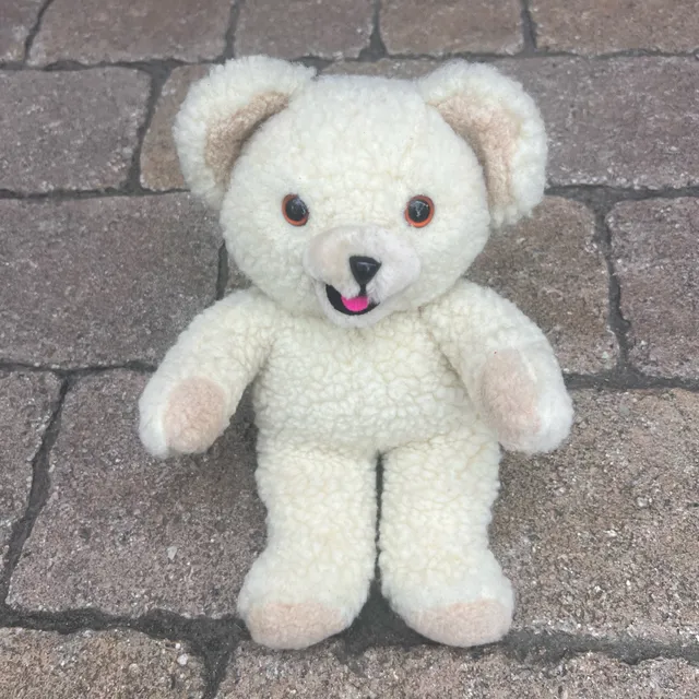 Snuggle Bear Plush 10 Inch Vintage 1986 Stuffed Animal Lever Brothers