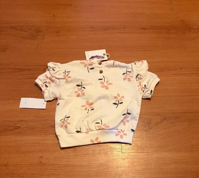 Jessica Simpson Baby Floral Ruffle Top Size 12M