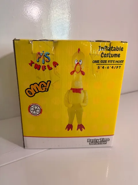 Party Time Solution Inflatable Chicken Costume One Size