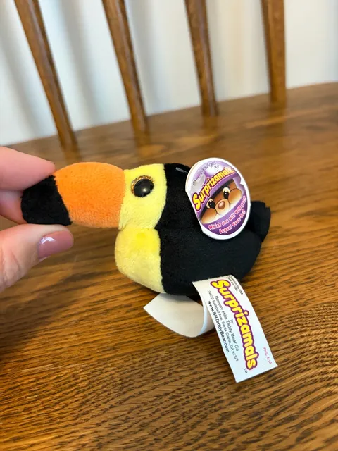 Surprizamals Toucan Bird Plush Stuffed Animal Toy