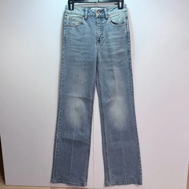 Cabi Jamie Jeans Size 00 Blue Light Wash Straight Leg