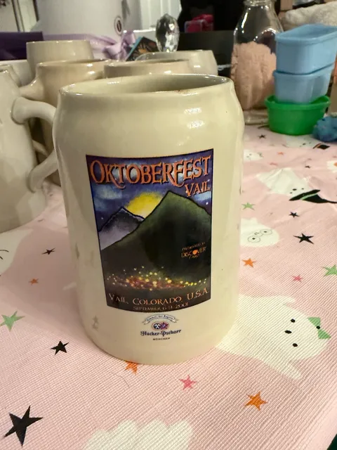 Hacker-Pschorr Oktoberfest Vail Beer Stein Mug 2001