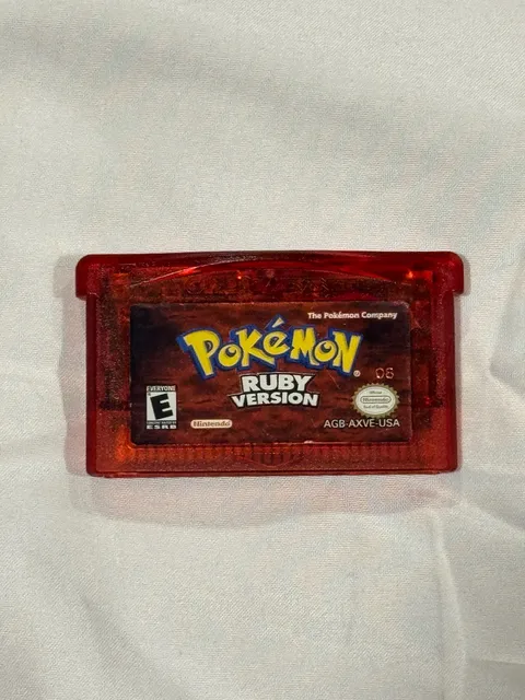 Nintendo Pokemon Ruby Version Game Boy Advance Authentic Tested 