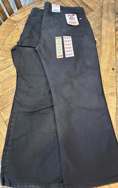 Dickies Duck Carpenter Relaxed Fit Jeans 44x30 Black NWT (2 Pant Lot)