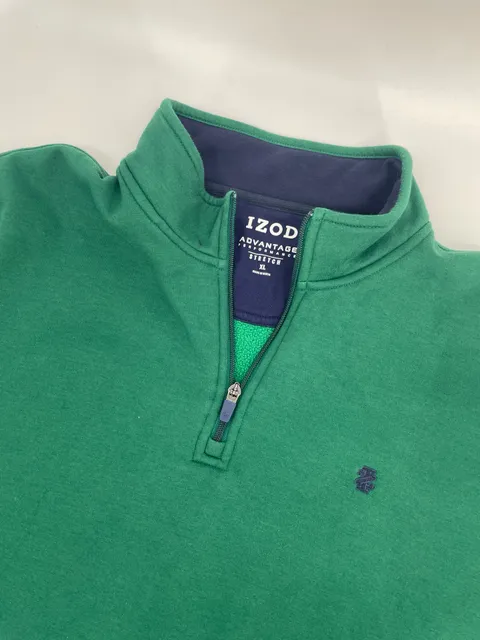 IZOD Advantage Performance Stretch 1/4 Zip Pullover XL