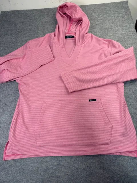 Southern Marsh Sandbar Performance Hoodie Size 1 Pink