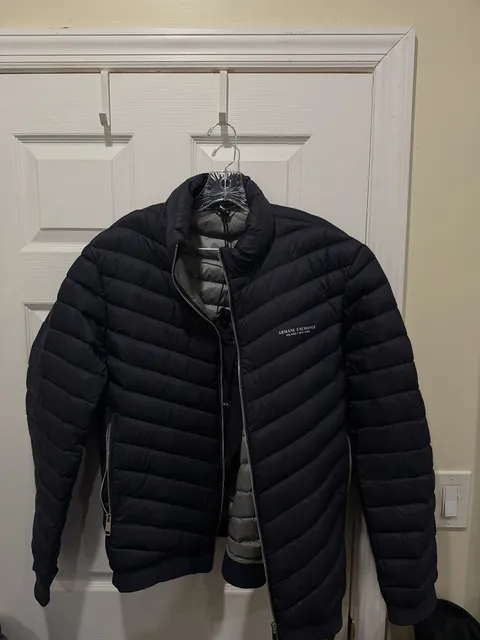 Armani Exchange Puffer Jacket Black