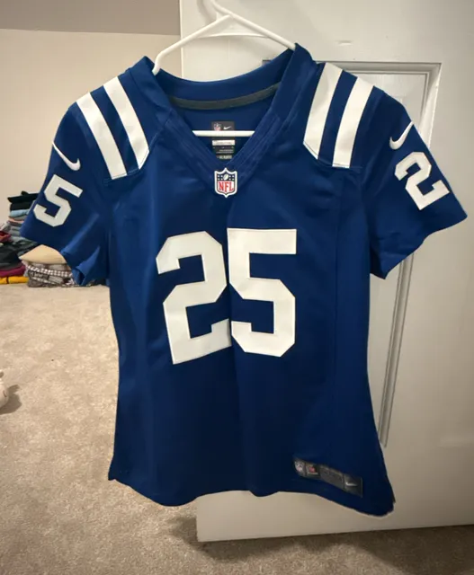 Nike On the Field Marlon Mack Indianapolis Colts NFL Jersey Size M Blue Game