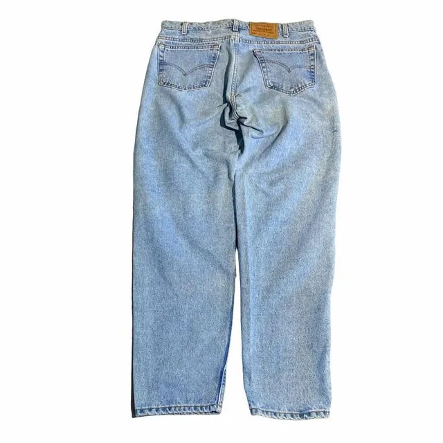 Levi's 550 Relaxed Fit Tapered Leg Jeans W36 L32 Vintage Light Wash