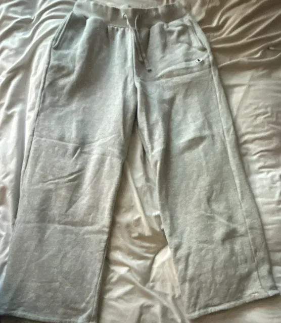Champion Reverse Weave Sweatpants Grey Cotton L