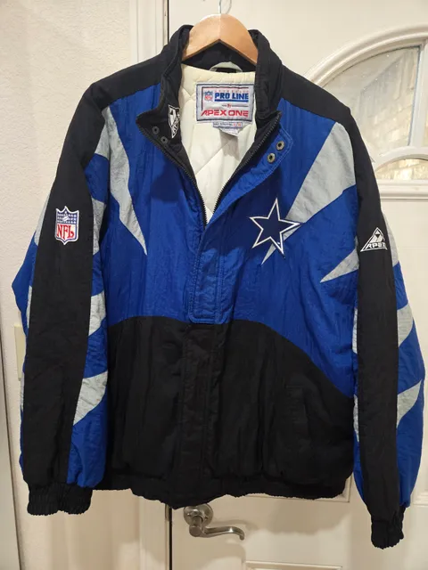 Apex One Dallas Cowboys Jacket Size XL Pro Line NFL Vintage