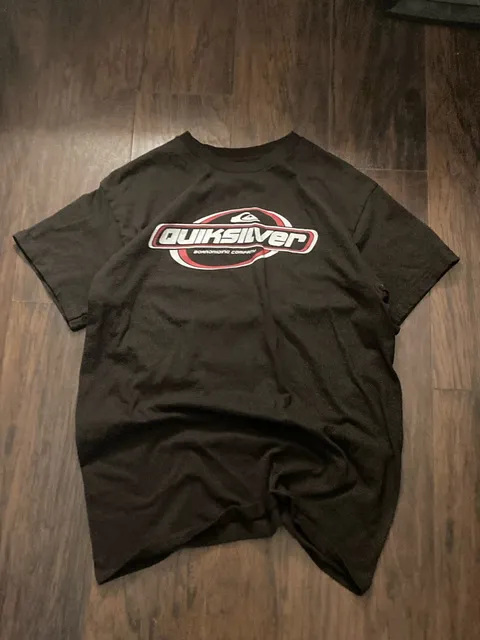 Quiksilver Graphic Logo T-Shirt Black