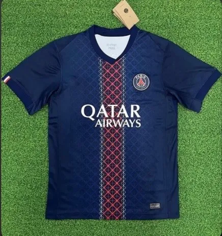 Nike Paris Saint-Germain Qatar Airways Soccer Jersey Size L Blue