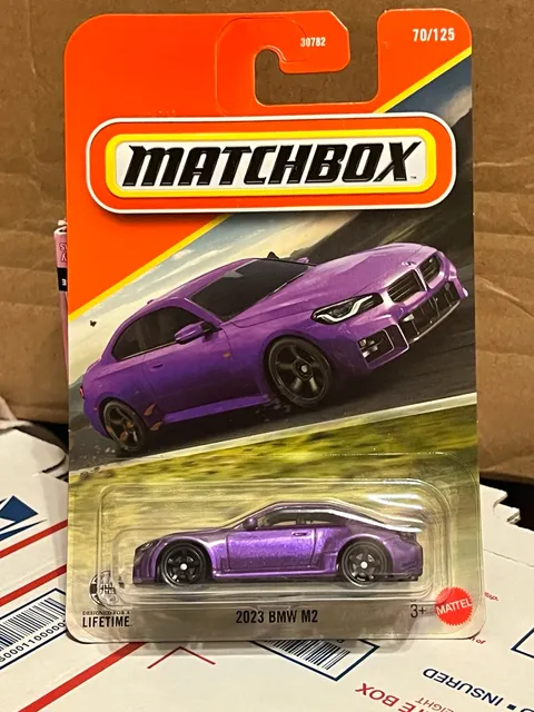 Matchbox 2023 BMW M2 Purple Diecast Car 70/125