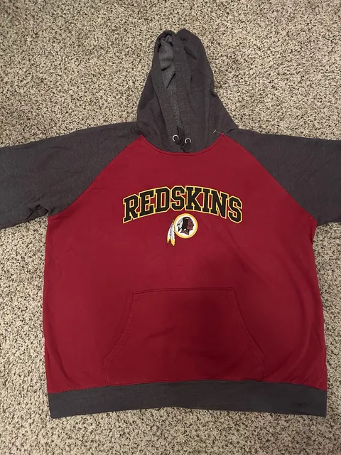 NFL Team Apparel Washington Redskins Hoodie Size XL