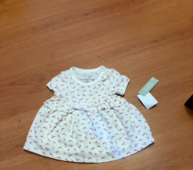 Wanderling Floral Dress Size 3-6M Bear Cub