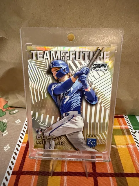2022 Topps Stadium Club Chrome Bobby Witt Jr. Team of the Future Rookie