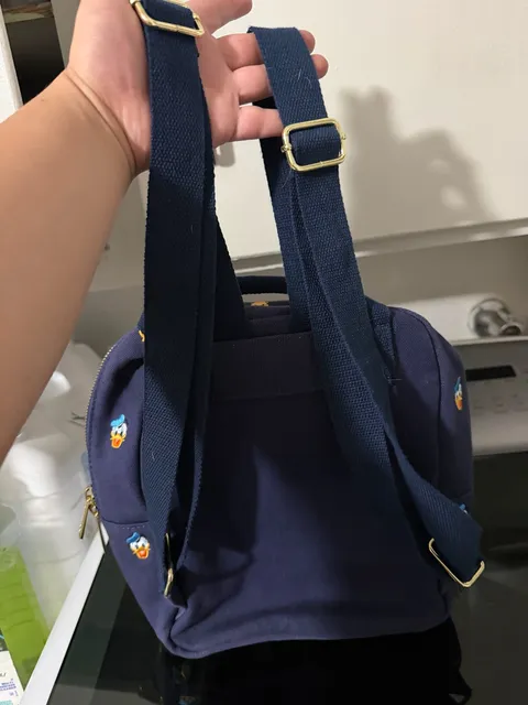 Loungefly Disney Donald Duck Blue Canvas Backpack