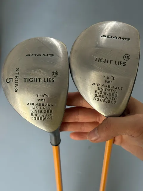 Adams Tight Lies Fairway Wood Club Set T 16 and T 19