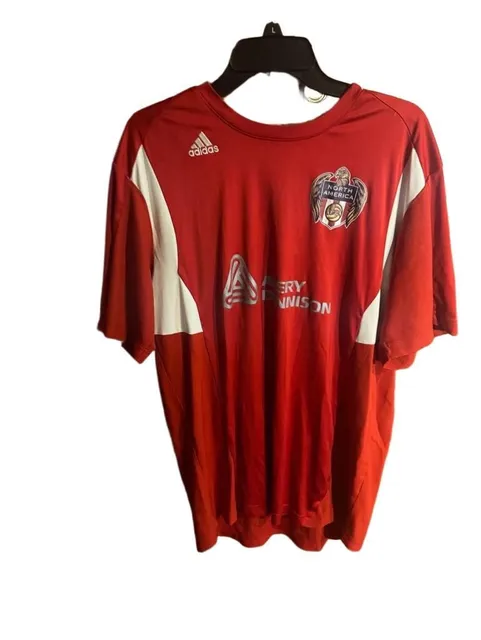 Adidas North America FC Daley 9 Soccer Jersey Size XL Red
