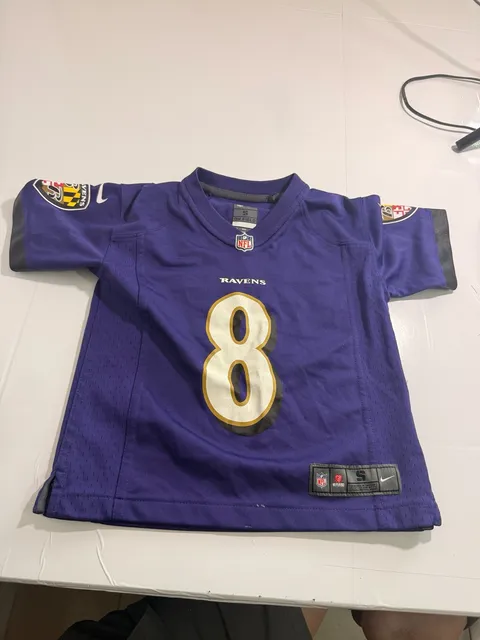 Nike Baltimore Ravens Lamar Jackson 8 Jersey Size S kids