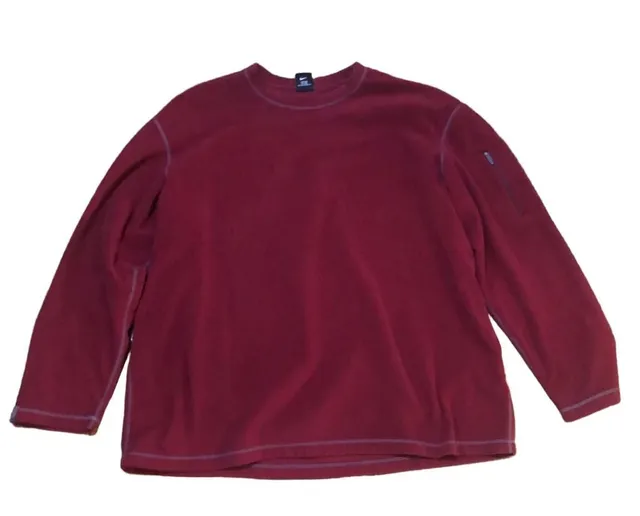 Nike ACG Therma-Fit Fleece Sweatshirt Size XXL Burgundy