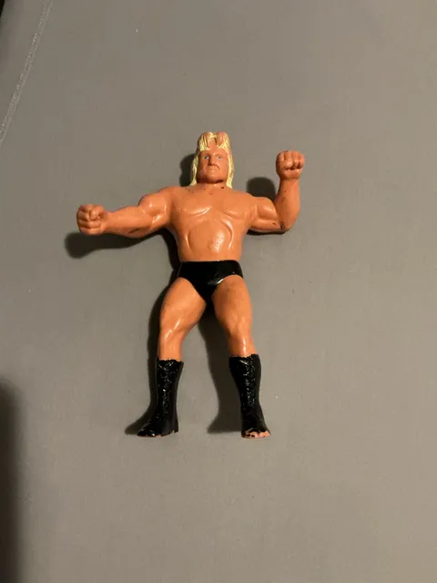 Ljn WWF Greg The Hammer Valentine Wrestling Action Figure 1985