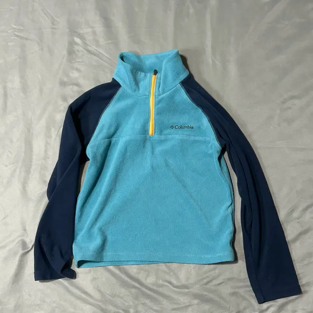 Columbia Glacial Fleece Quarter Zip Pullover Blue
