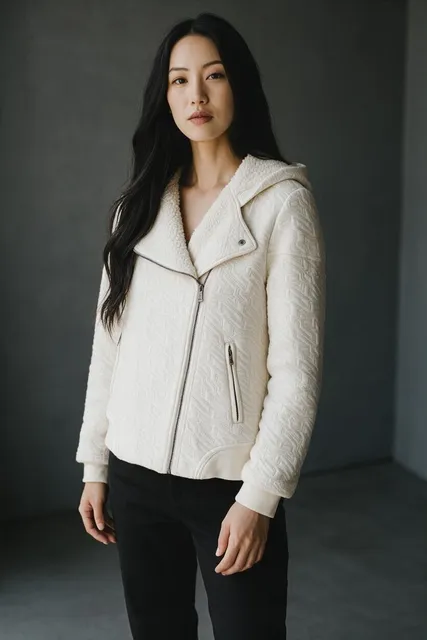 Marc Jacob has Moto Knit Jacket