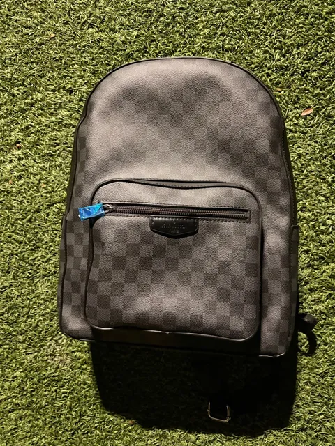 Gorgeous Louis Vuitton Josh Backpack Damier Graphite