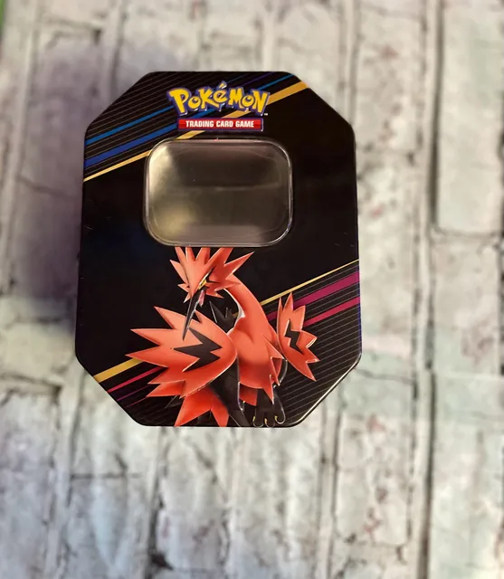 Pokemon TCG Crown Zenith Tin Galarian Bird Trio Empty Tin