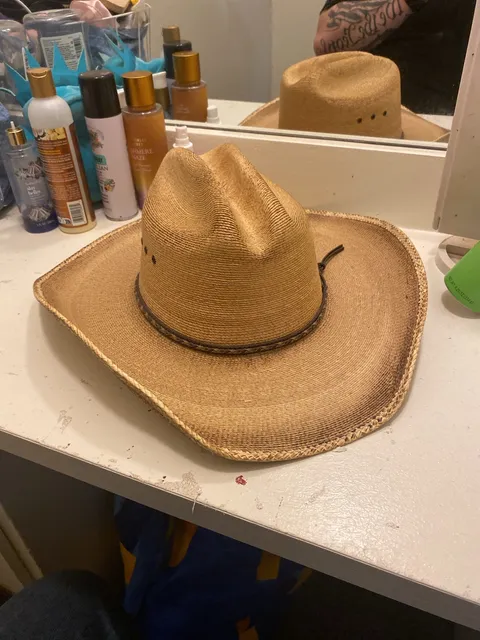 Jason Aldean Amarillo Sky - Mexican Palm Straw Cowboy Hat – ,