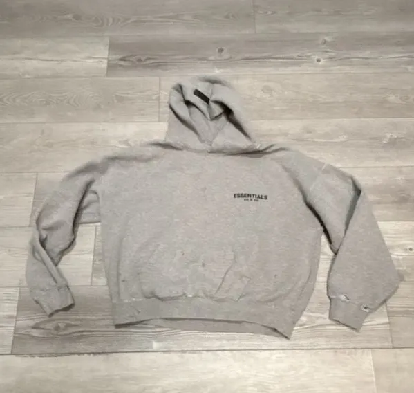 Fear of God Essentials Hoodie Size M Grey