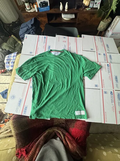 Tommy Hilfiger Archive Limited Edition T-Shirt L/G Green Crest Logo Cotton