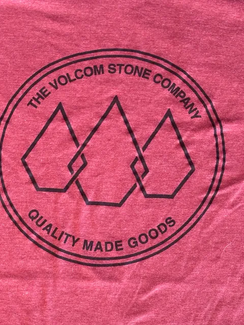 Volcom Graphic T-Shirt Size 3XL Red Cotton Blend