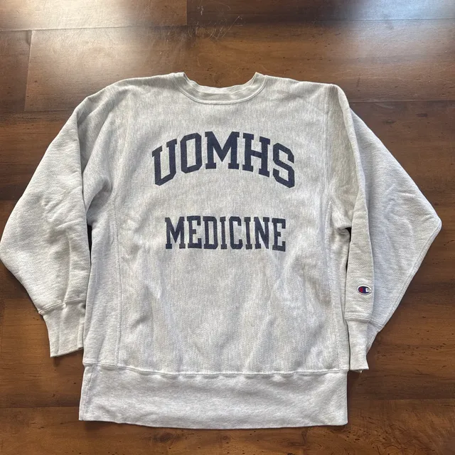 Champion Reverse Weave UOMHS Medicine Sweatshirt Size Large Grey