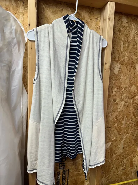 Matilda Jane Full Moon Reversible Vest Cream Navy