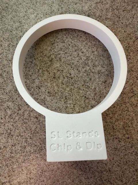 Sl Stands Chip And Dip Stand White