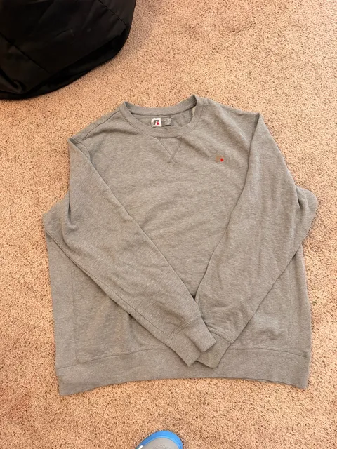 Russell Athletic Premium Fleece Crewneck Sweatshirt Gray 2XL