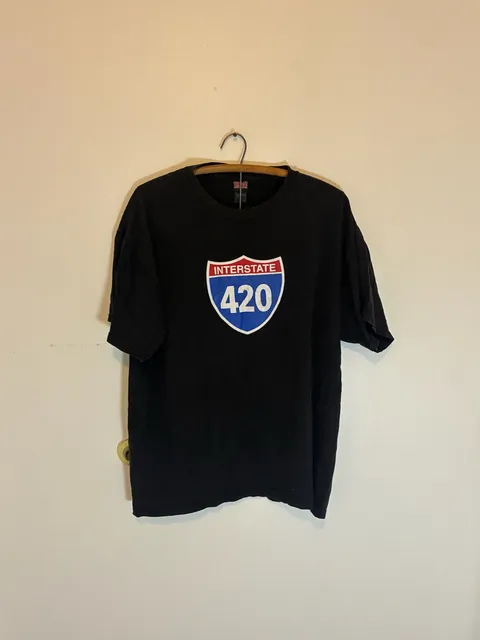 Verbal Assault Interstate 420 T-Shirt Size XL Black Graphic Tee