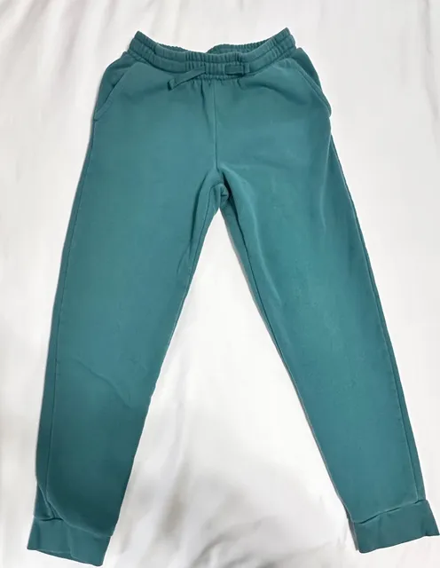 Tek Gear Ultrasoft Fleece Sweatpants Boys Size Youth L Teal Green Joggers